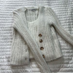 Girls white sweater with separate tank top